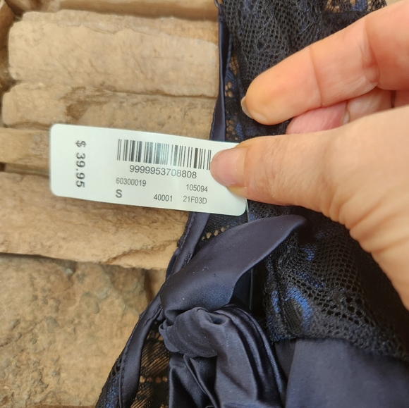 Satin and Lace Cross Back Teddy - Picture 5 of 5